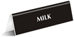 Milk Office Tabletop Tent Sign