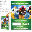 Make Play From Safety, Basketball Theme Scoreboard Face