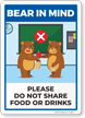 Bear In Mind: Do Not Share Food or Drinks 