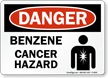 Benzene Cancer Hazard Danger Sign