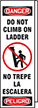 Do Not Climb Ladder Shield Wrap