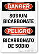 Bilingual Sodium Bicarbonate Bicarbonato De Sodio Sign