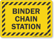Binder Chain Station Truck Signs