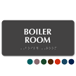 Braille Tactile Touch Boiler Room Sign