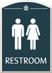 Restroom Male Female Braille Sign