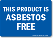 This Product Is Asbestos Free