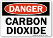Danger Carbon Dioxide Sign