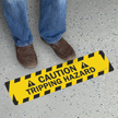 Caution Tripping Hazard SlipSafe Floor Sign