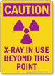 Caution X Ray Sign