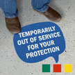 Chat Bubble - Temporarily Out of Service for Your Protection