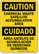 Chemical Waste Satellite Accumulation Area Sign