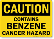 Caution: Contains Benzene Cancer Hazard