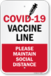 COVID 19 Vaccine Safety Sign