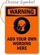 Custom Breathing Apparatus Required Warning Sign