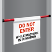 Do Not Enter Door Barricade Sign