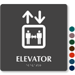 Elevator Keep Distance TactileTouch Braille Sign