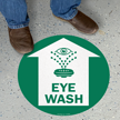 Eye Wash SlipSafe Floor Sign