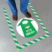 Eye Wash Superior Mark Floor Sign Kit