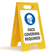 Face Covering Required FloorBoss XL™ Floor Sign