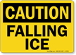 Caution Falling Ice Sign
