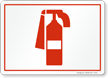 Fire Extinguisher Symbol Sign