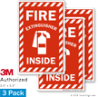 Fire Extinguisher Inside Label Set