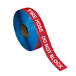 Fire Hose Do Not Block Superior Mark Floor Message Tape