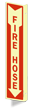 Fire Hose GlowSmart™ Sign (with Arrow)