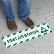 First Aid Station with Symbol Sign