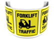 180 Degree Projecting Forklift Traffic Sign with graphic