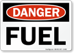 Danger Fuel Sign