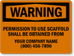Fully Custom Safety Sign