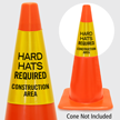 Hard Hats Required Construction Area Cone Collar