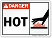 Danger: Hot (with graphic on right)