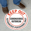Keep Out Authorized Personnel Only SlipSafe Floor Sign
