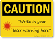 Caution: Laser Symbol