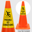 Possible Icy Conditions Cone Collar