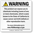 Consumer Product Exposure Prop 65 Sign