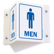 Projecting Men Sign