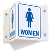 Projecting Women Sign