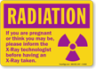 Radiation Precautions In Pregnancy Sign