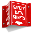 Safety Data Sheets Two Sided Projecting Sign