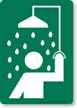 Safety Shower Symbol Sign