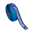 Safety Glasses Required Superior Mark Floor Message Tape