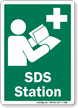 SDS Station Sign With Graphic