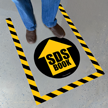 SDS Superior Mark Floor Sign Kit