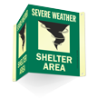 Shelter Area Projecting Sign