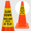 Slow Down Kids And Pets At Play Cone Collar