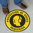 Spanish Proteccion De Oidos Requerida, Slipsafe Floor Sign