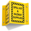 Spill Kit & HazMat Supplies Sign